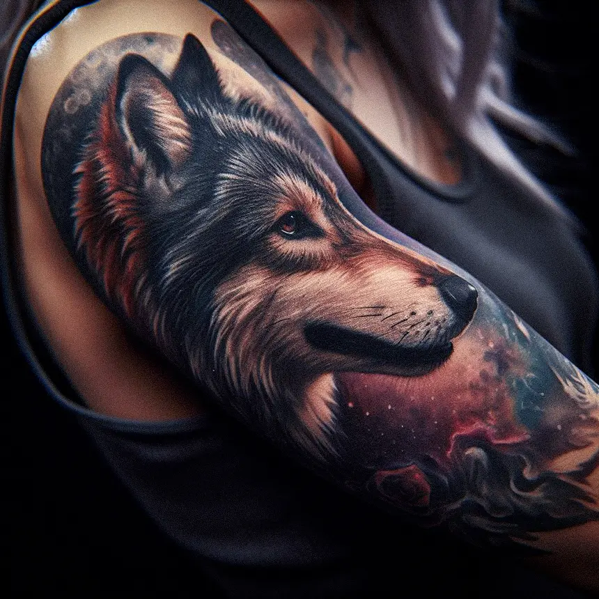 Wolf Tattoo for Women27