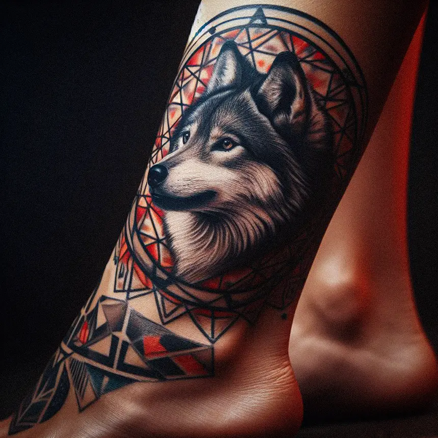 Wolf Tattoo for Women33