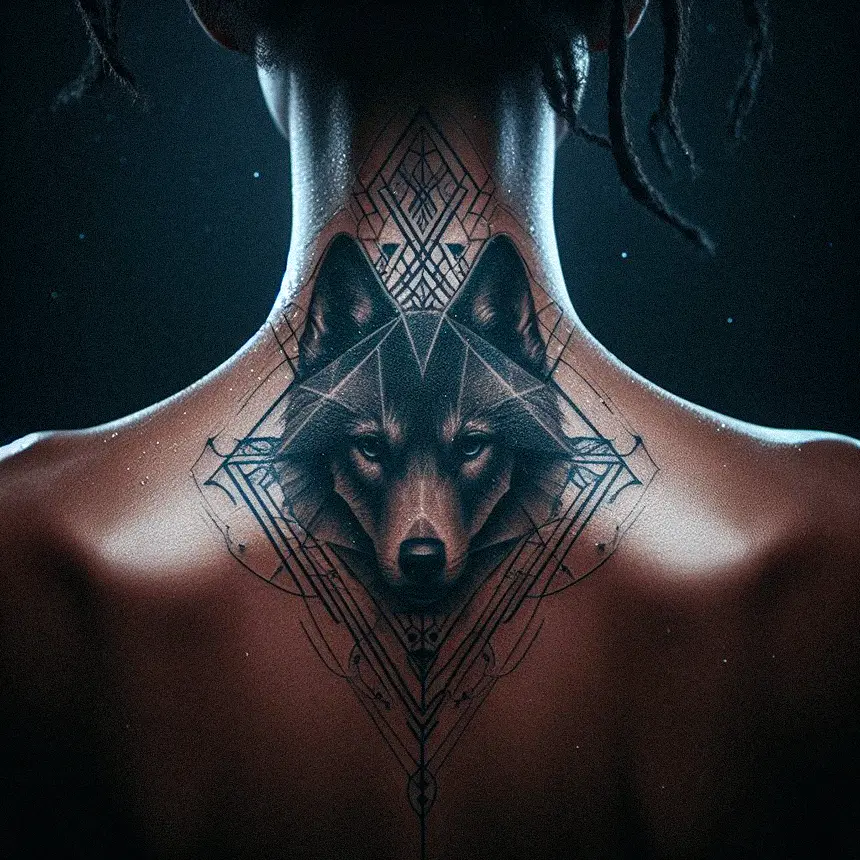 Wolf Tattoo for Women4