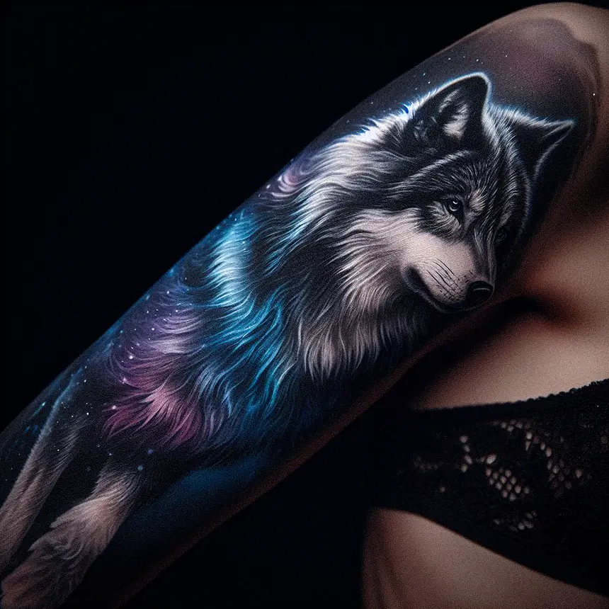 Wolf Tattoo for Women42