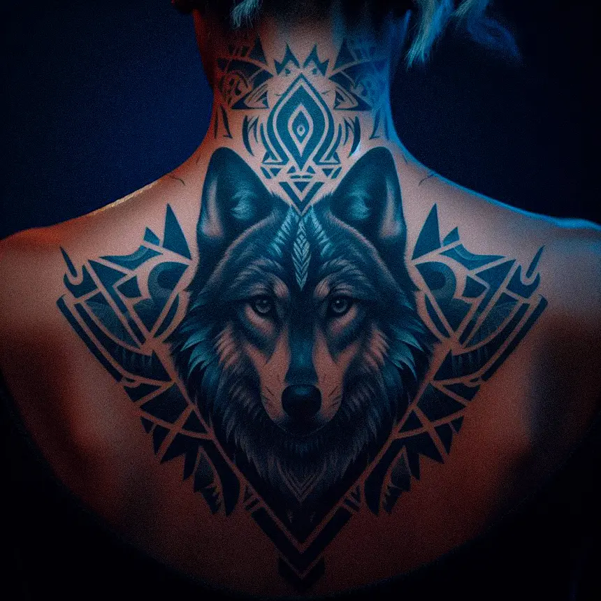 Wolf Tattoo for Women45