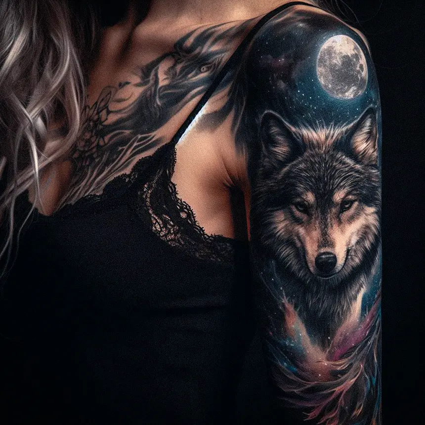 Wolf Tattoo for Women47 1