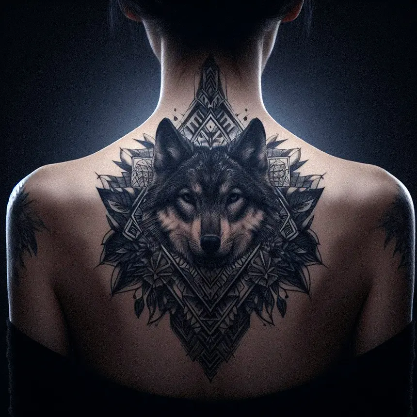 Wolf Tattoo for Women49