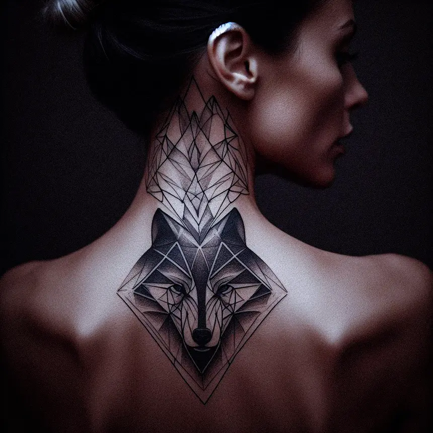 Wolf Tattoo for Women53