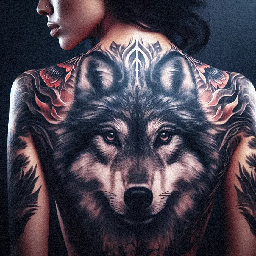 Wolf Tattoo for Women56 1