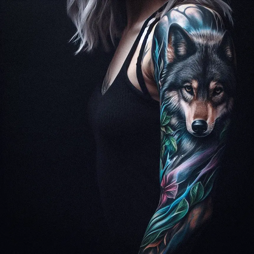 Wolf Tattoo for Women58 1