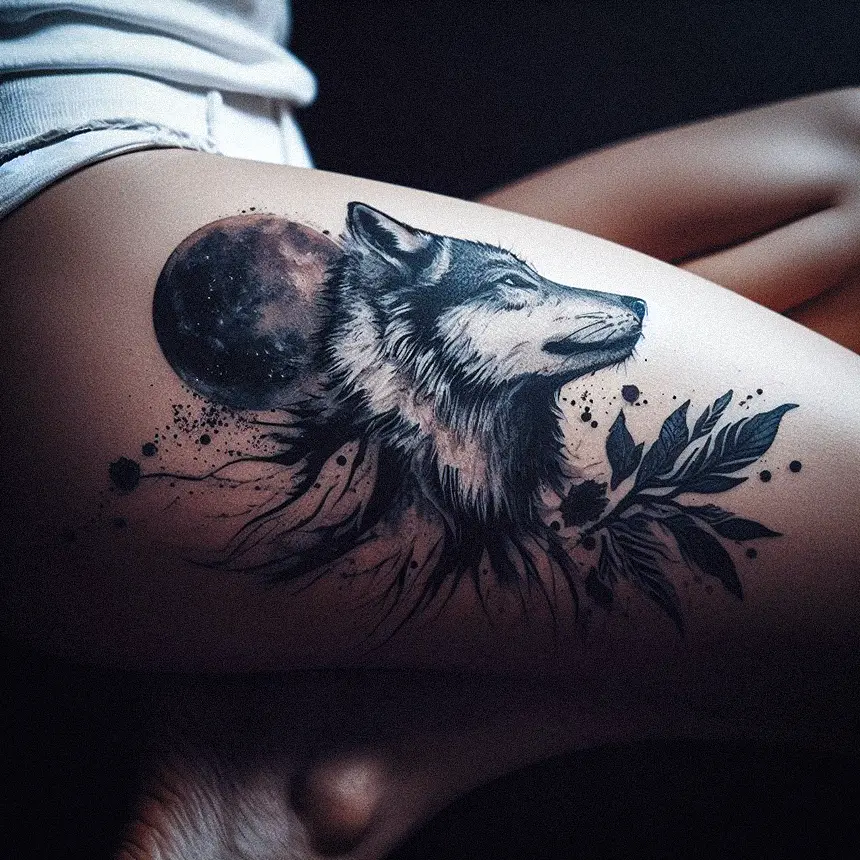 Wolf Tattoo for Women60 1