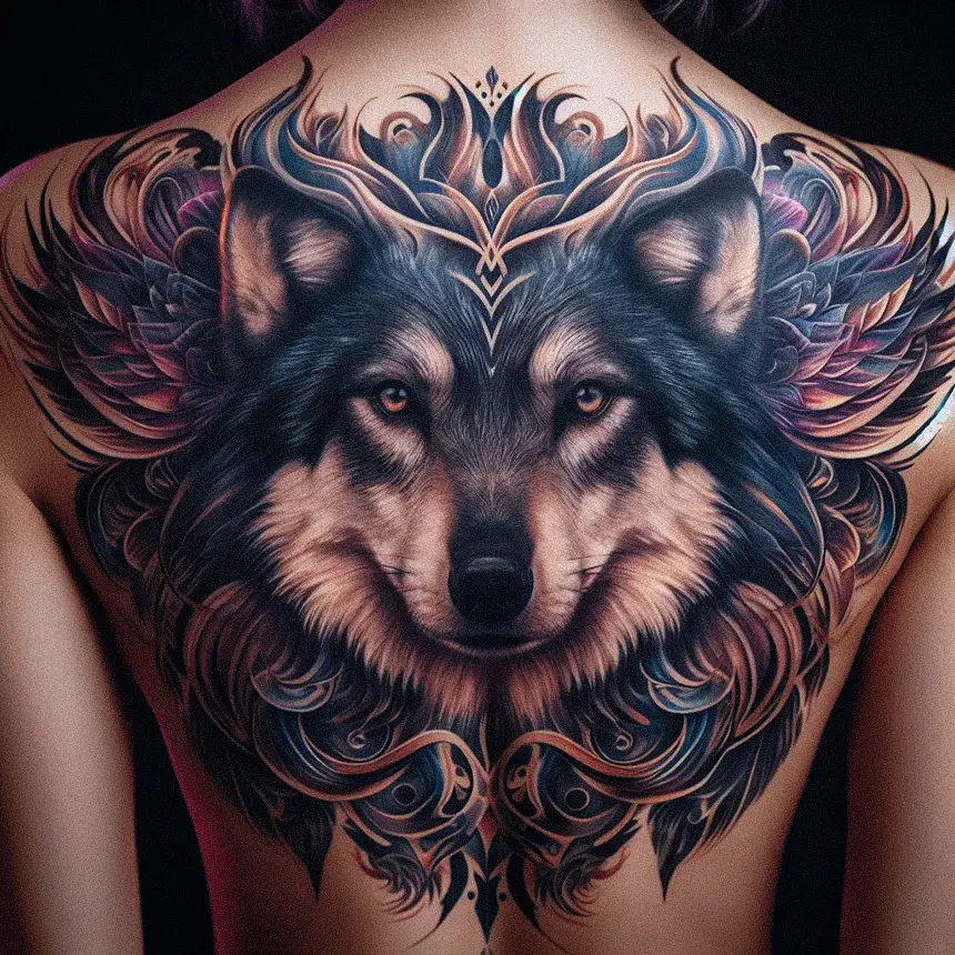 Wolf Tattoo for Women61 1