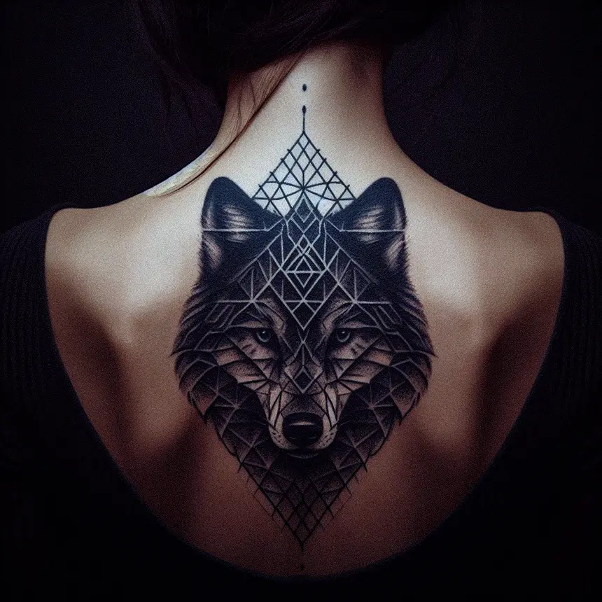 Wolf Tattoo for Women65