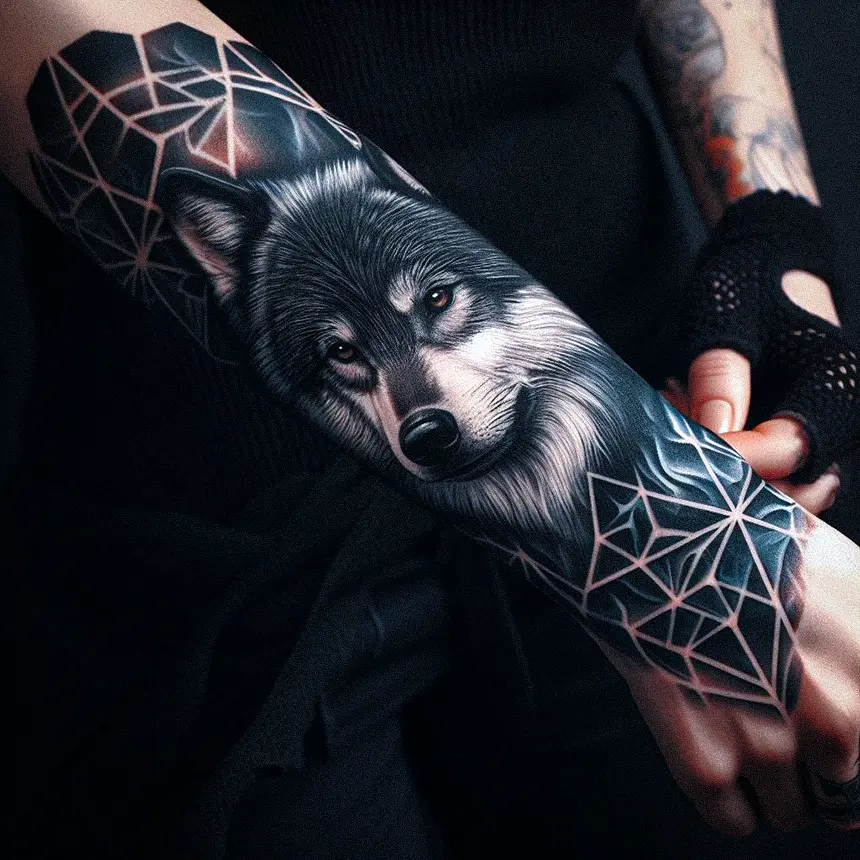 Wolf Tattoo for Women67