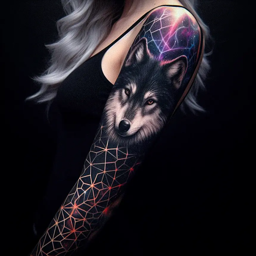 Wolf Tattoo for Women68