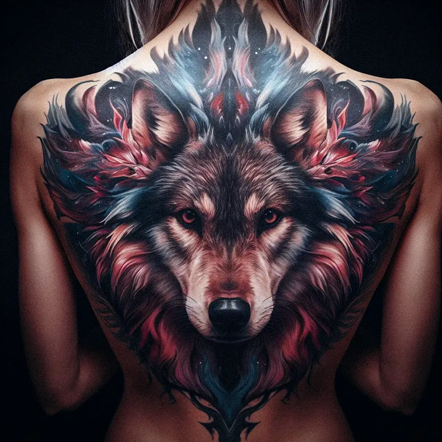 Wolf Tattoo for Women71 1