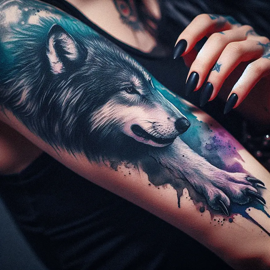 Wolf Tattoo for Women77 1