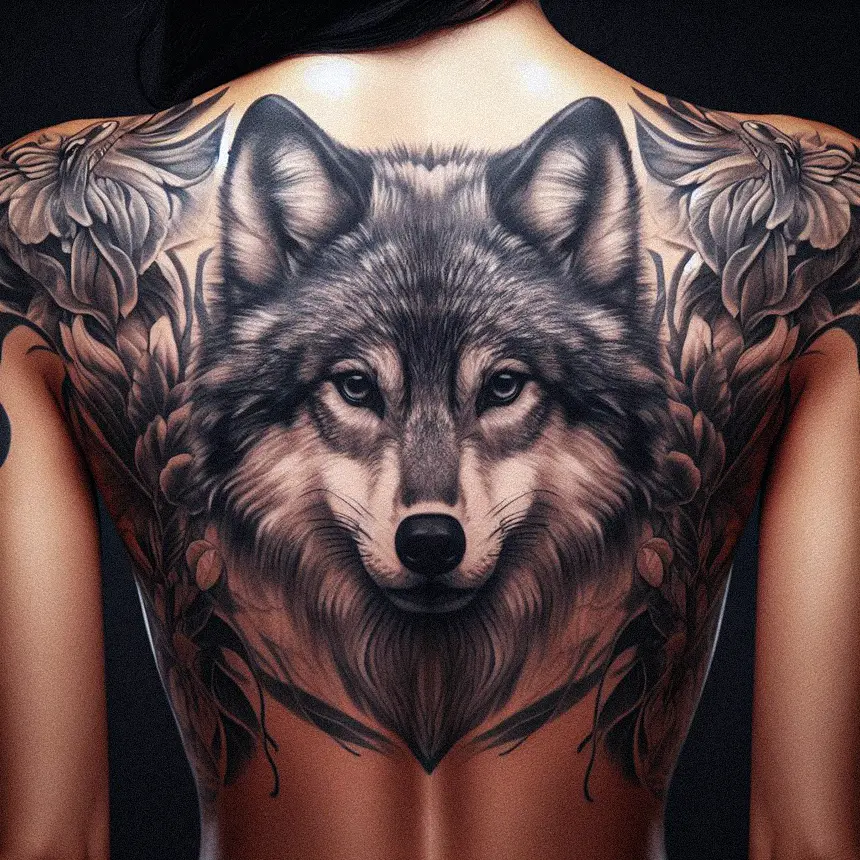 Wolf Tattoo for Women86 1