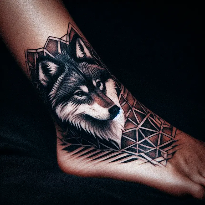Wolf Tattoo for Women87