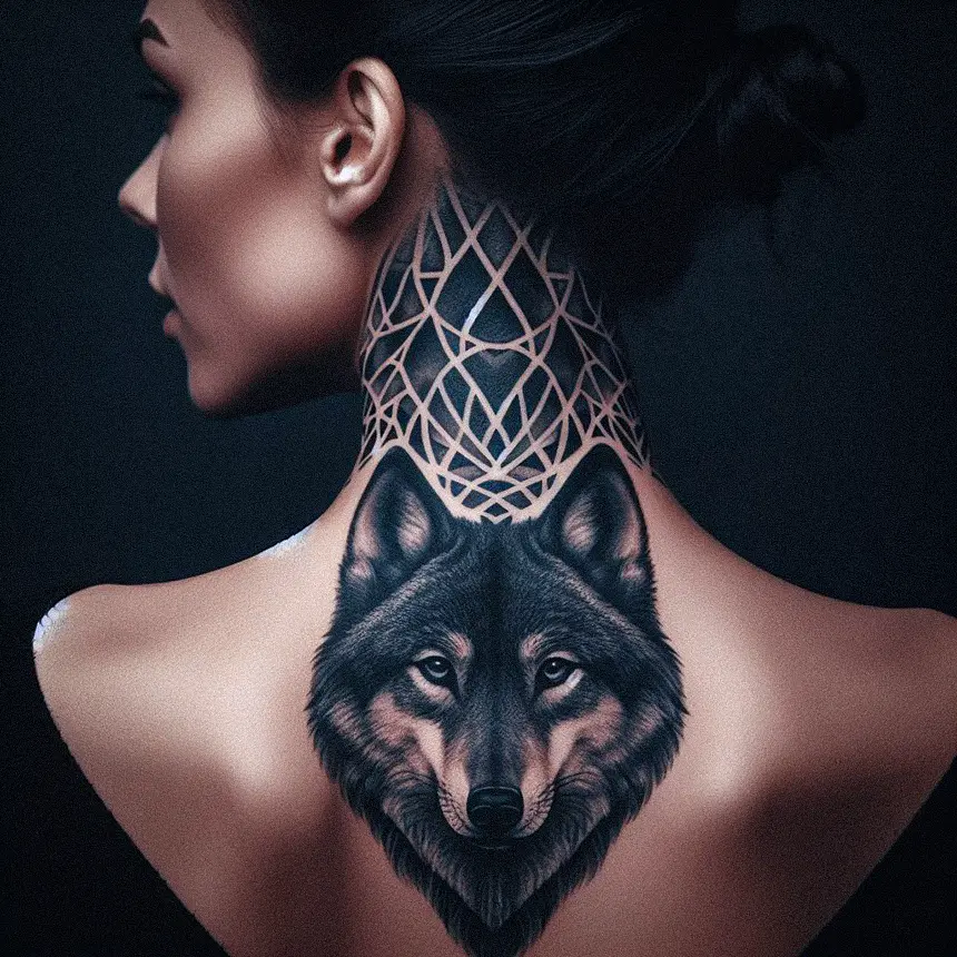 Wolf Tattoo for Women9