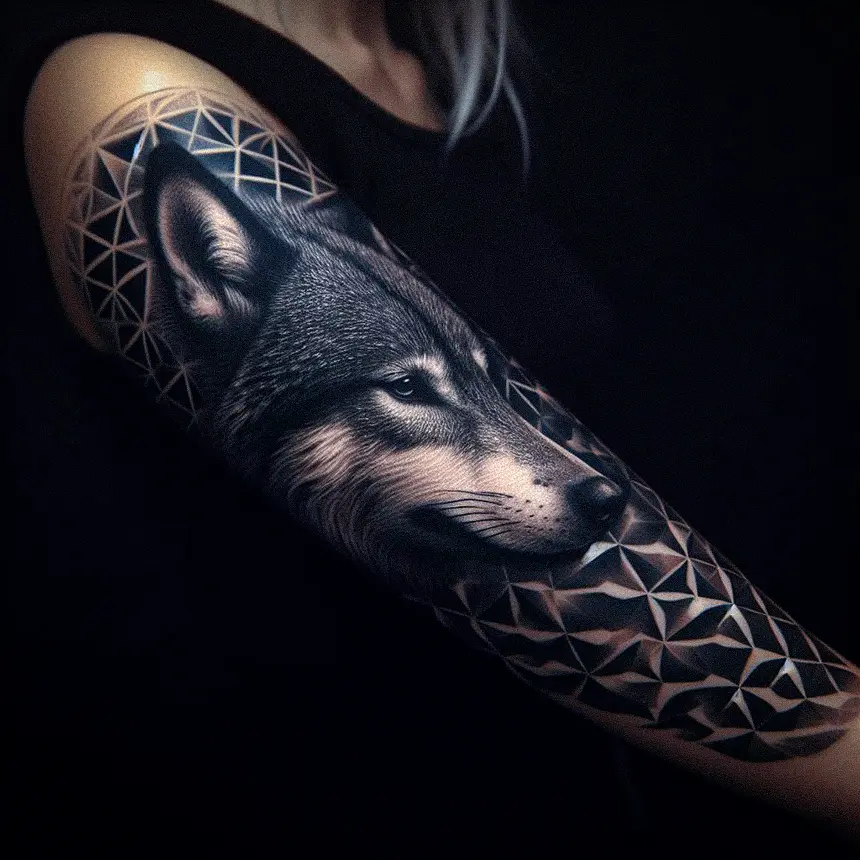 Wolf Tattoo for Women92