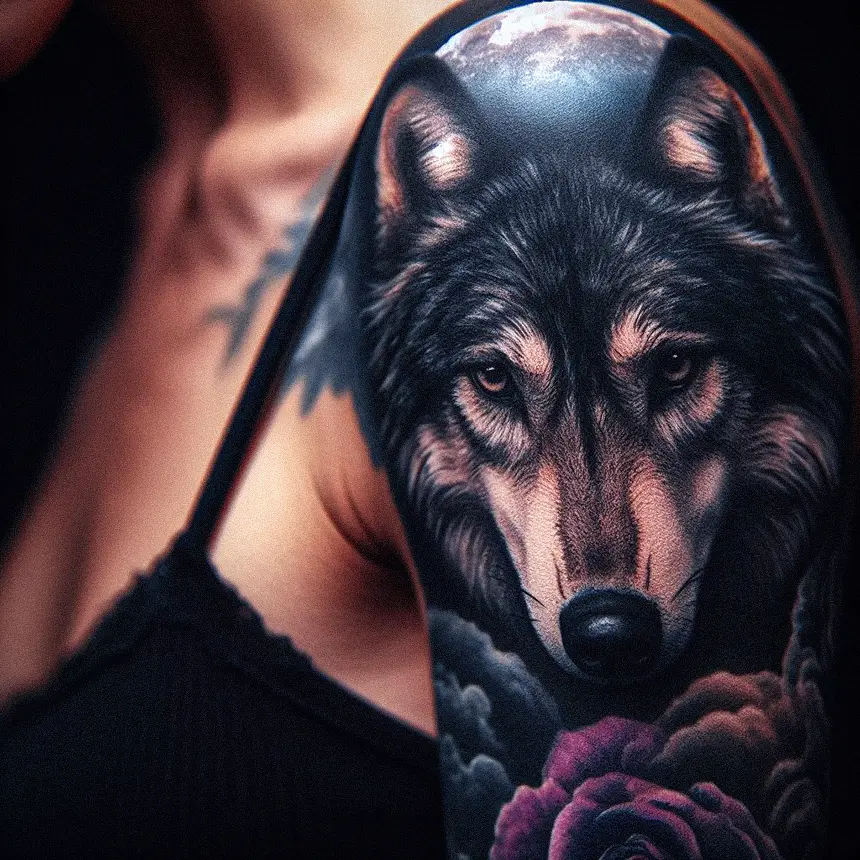 Wolf Tattoo for Women96 1