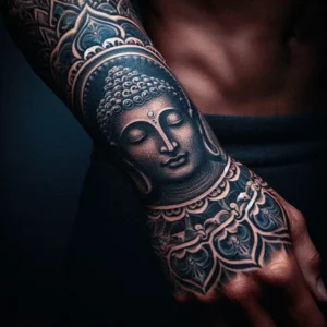 buddha tattoo for man 11