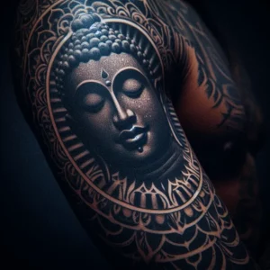 buddha tattoo for man 24