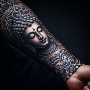buddha tattoo for man 30