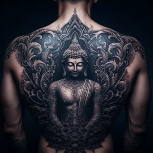 buddha tattoo for man 40