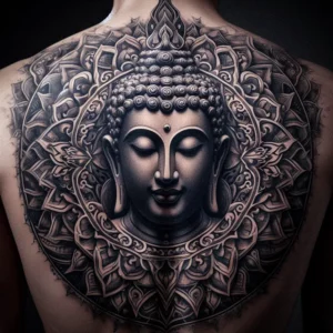 buddha tattoo for man 44