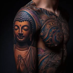 buddha tattoo for man 5