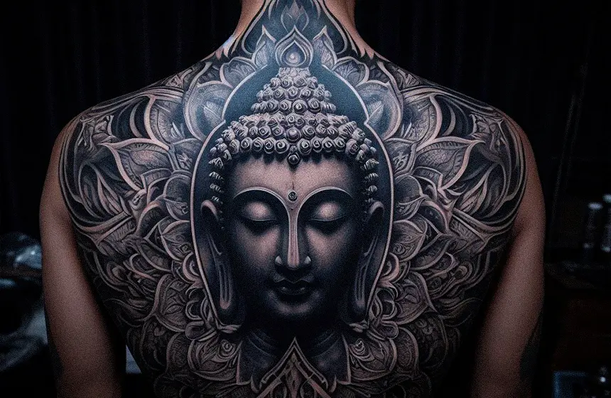 buddha tattoo for man