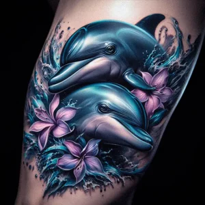 dolphin tattoo design3