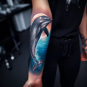 dolphin tattoo design36