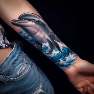 dolphin tattoo design6