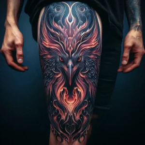 male rebirth phoenix tattoo 104