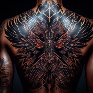 male rebirth phoenix tattoo 107