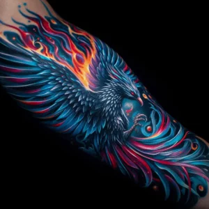 male rebirth phoenix tattoo 109