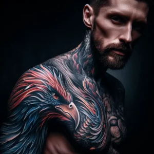 male rebirth phoenix tattoo 112