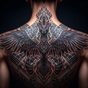 male rebirth phoenix tattoo 114