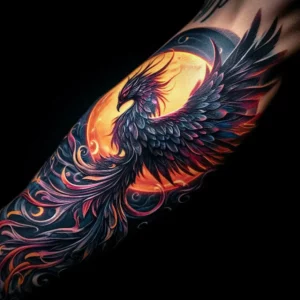 male rebirth phoenix tattoo 17
