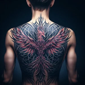 male rebirth phoenix tattoo 2