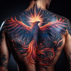 male rebirth phoenix tattoo 21