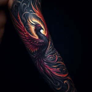 male rebirth phoenix tattoo 32