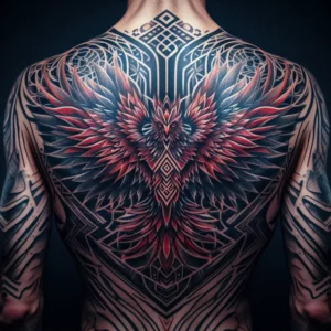 male rebirth phoenix tattoo 33