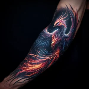male rebirth phoenix tattoo 34