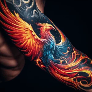 male rebirth phoenix tattoo 36