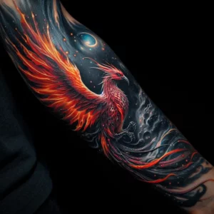 male rebirth phoenix tattoo 39