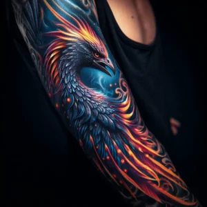 male rebirth phoenix tattoo 42