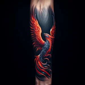 male rebirth phoenix tattoo 43