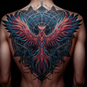 male rebirth phoenix tattoo 51