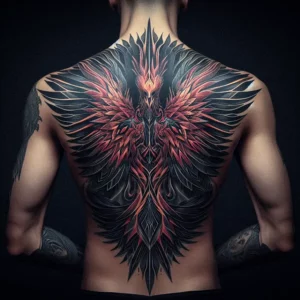 male rebirth phoenix tattoo 54