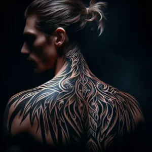 male rebirth phoenix tattoo 55